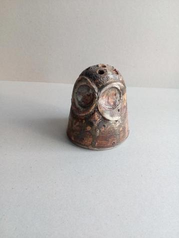 Keramiek potpourripotje.Uil.Handgemaakt. beschikbaar voor biedingen