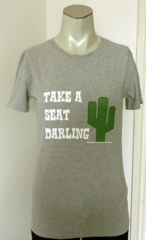 Kickie Dee Shirt, Kleding | Dames, T-shirts, Zo goed als nieuw, Maat 36 (S), Grijs, Korte mouw, Ophalen of Verzenden