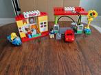Duplo benzine station+shop, Kinderen en Baby's, Speelgoed | Duplo en Lego, Ophalen, Gebruikt, Complete set, Duplo