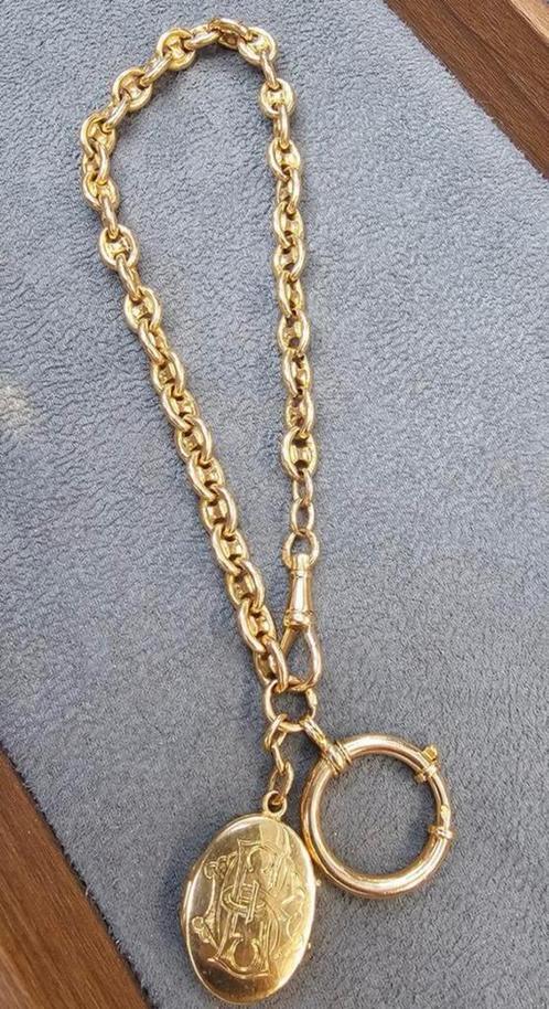 Zakhorloge Ketting met Hanger 18K 750 | 24,54 gram, Sieraden, Tassen en Uiterlijk, Horloges | Antiek, Overige merken, Goud, Ophalen of Verzenden