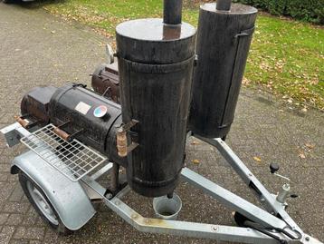 Oklahoma Smoker barbecue bbq op aanhanger beschikbaar voor biedingen