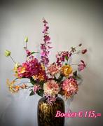 Zijden boeket bloemen, Ophalen of Verzenden, Nieuw, Binnen