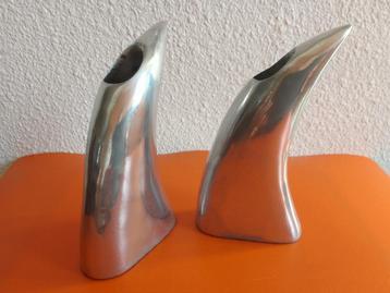 Set van 2 kaarsenstandaards, K en M Hagberg, vintage beschikbaar voor biedingen