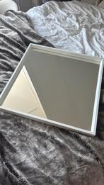Witte vierkante spiegel 65x65cm, Huis en Inrichting, Woonaccessoires | Spiegels, Ophalen, Vierkant, Zo goed als nieuw, Minder dan 100 cm