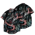 Draken overhemd 3 (heren mannen eng japans shirt dragon), Kleding | Heren, Overhemden, Nieuw, Verzenden