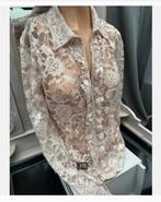 Victoriaanse antieke blouse met lange mouwen, maat 38-40, Ophalen of Verzenden, Dames