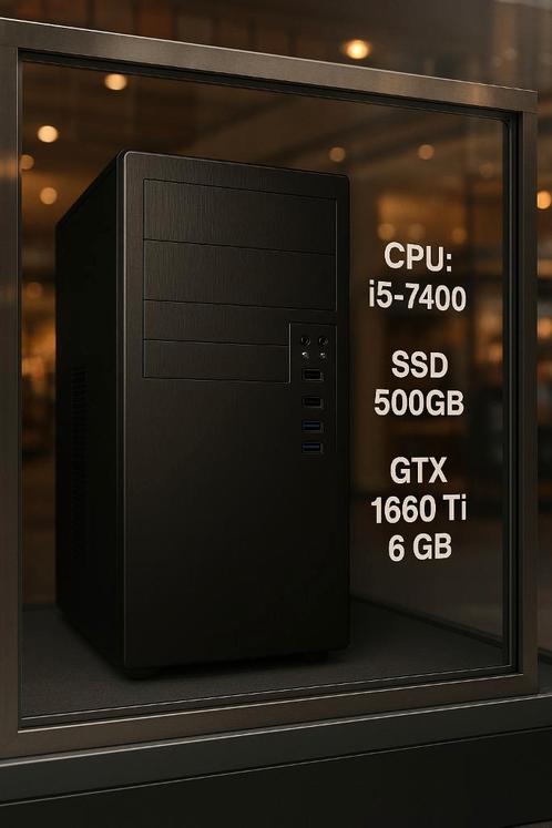 Snelle game pc 7e generatie -> Nvidia GTX 1660 TI, Computers en Software, Desktop Pc's, Zo goed als nieuw, 3 tot 4 Ghz, SSD, 16 GB
