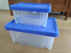 2 Opbergboxen (merk Tontarelli), Doos, Minder dan 35 cm, Minder dan 50 cm, Ophalen of Verzenden
