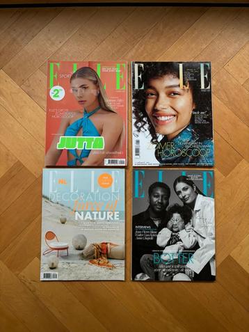 Elle glossy magazine 4 stuks 2022 en 2023 en 2 van 2024!  beschikbaar voor biedingen