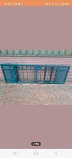 Schuifpoort looppoortje gepoedercoat sierhekwerk afsluitbaar, Tuin en Terras, Ophalen of Verzenden, Zo goed als nieuw, IJzer, Sierhekwerk