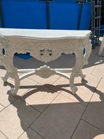 Barok brocante side table tafel, 100 tot 150 cm, Ophalen of Verzenden, Zo goed als nieuw, 25 tot 50 cm