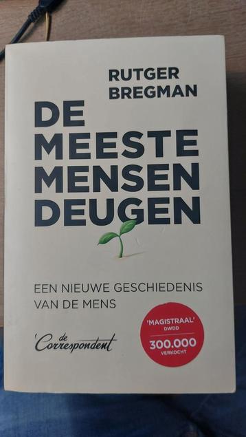 De meeste mensen deugen - Rutger Bregman beschikbaar voor biedingen