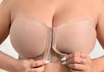 Nieuwe huidskleur strapless beha voor 80 E, 85 E, 80 F, 85 F, Ophalen of Verzenden, Beige, BH