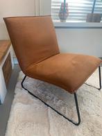 Fauteuil Cooper (James) Leen Bakker, cognac kleur, Huis en Inrichting, Fauteuils, Ophalen, Zo goed als nieuw, 75 tot 100 cm