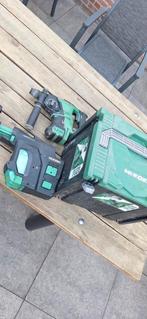 Hikoki 36V Klopboormachine met HEPA Filter, Boor- en/of Breekhamer, Ophalen of Verzenden, Variabele snelheid, Gebruikt