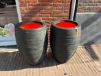 2 grote capi bloembakken, Kunststof, Rond, Nieuw, Ophalen of Verzenden