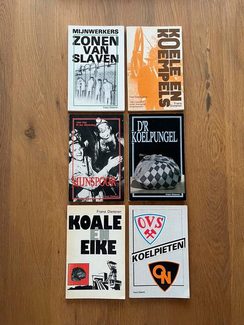 Set van 6 Nederlandse boeken Frans Dieteren - mijnverleden, Boeken, Geschiedenis | Stad en Regio, Zo goed als nieuw, 20e eeuw of later