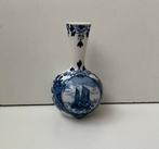 Prachtig Delfrtsblauw bolvaasje met zeilschepen, Ophalen