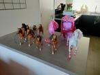 Barbie paarden en koets, Ophalen of Verzenden, Gebruikt