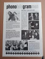 Phonogram Telegrammen 1974 Rob de Nijs, Mouth & Macneal, Verzamelen, Tijdschriften, Kranten en Knipsels, Verzenden, 1960 tot 1980