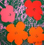 Andy Warhol Kleur Lithografie " Poppy Flowers Afb 2" Ges Gen, Ophalen of Verzenden