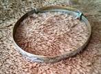 armband bangle vintage inscriptie: silverby voor €13!, Sieraden, Tassen en Uiterlijk, Verzenden, Gebruikt, Zilver, Overige materialen