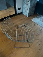Knoll Harry Bertoia vintage wire chair side chair, Grijs, Modern, Gebruikt, Metaal