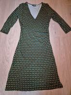 Jurk King Louie retro patroon blauwgroen M, King Louie, Ophalen of Verzenden, Zo goed als nieuw, Maat 38/40 (M)