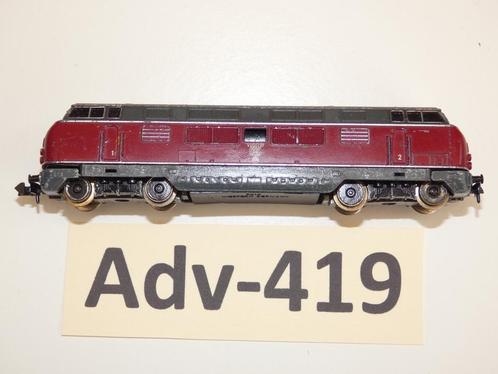 Adv-419 N Spoor Diesellocomotief 2960 Minitrix V-200, Hobby en Vrije tijd, Modeltreinen | N-Spoor, Gebruikt, Locomotief, Gelijkstroom