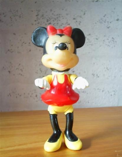Oude Minni Mouse. Walt Disney. Jaren '60., Verzamelen, Disney, Gebruikt, Beeldje of Figuurtje, Mickey Mouse, Ophalen of Verzenden