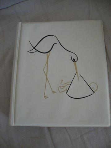 vintage fotoalbum geboorte album  beschikbaar voor biedingen
