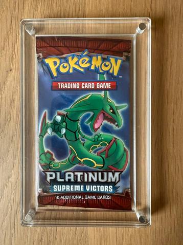 Pokemon Platinum Supreme Victors boosterpack Rayquaza beschikbaar voor biedingen