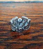 Harley-Davidson ring sterling zilver, Ophalen of Verzenden, Zo goed als nieuw, Zilver, Zilver