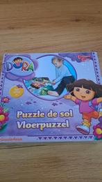 Dora vloerpuzzel, Ophalen of Verzenden, 10 tot 50 stukjes, Zo goed als nieuw
