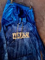 Blauwe velours trainingspak , maat XXL , 46, Onbekend, Ophalen of Verzenden, Nieuw