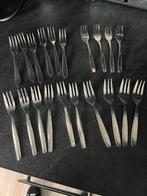 20 Gebaksvorkjes - Vintage Look, Gebruikt, Ophalen of Verzenden, Rvs of Chroom, Vaatwasserbestendig
