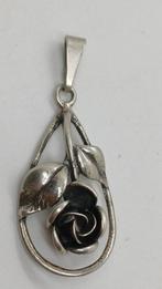 Zilveren Vintage Teka Theodor Klotz Hanger - 925, Ophalen of Verzenden, Zilver, Zilver, Bloem of Plant