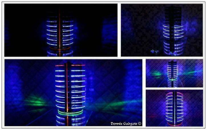 Dennis Gadgets:Gelaserd Acryl LED Sound Activated VU Meter, Huis en Inrichting, Lampen | Tafellampen, Nieuw, Minder dan 50 cm