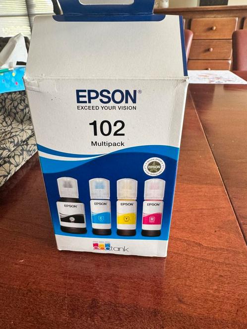 Epson 102 EcoTank 4-colour Multipack, Computers en Software, Printerbenodigdheden, Nieuw, Ophalen of Verzenden