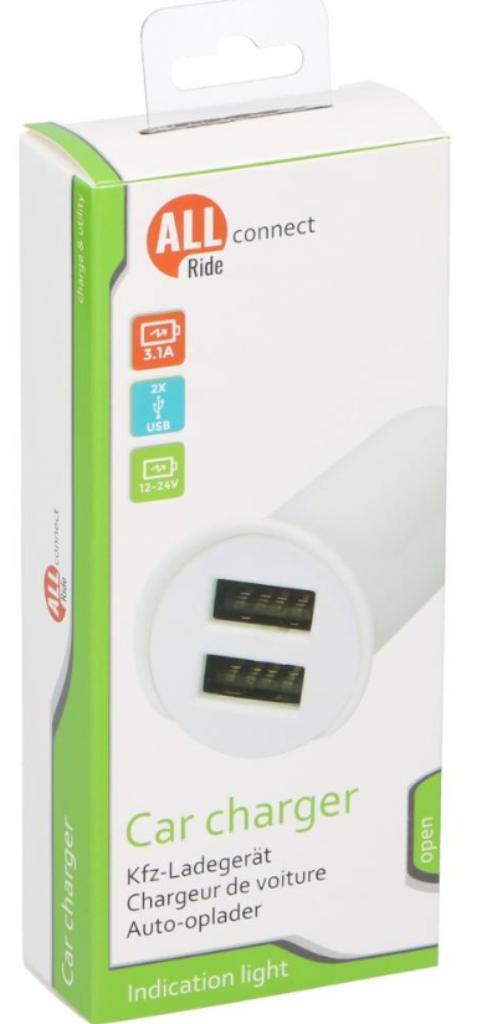 Car charger (voor iPhone en iPad), Telecommunicatie, Autoladers, Nieuw, Ophalen of Verzenden
