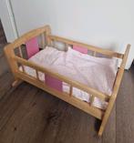 Houten schommelwiegje/poppenbedje, Ophalen, Gebruikt, Babypop
