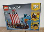 Lego Creator 3-1 31132 Vikingschip en de Midgaardslang nieuw, Lego, Lego, Lego, Nieuw