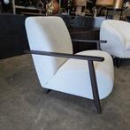 Fauteuil Meghan Chenille, kleur Beige/Zwart van Kave Home, Ophalen, Info@kavehome.nl, Nieuw, 75 tot 100 cm