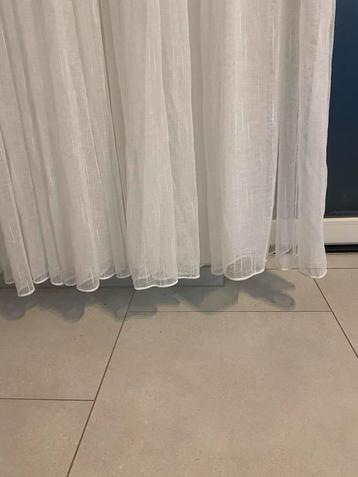 Nieuwe  Witte gordijnen 320/235 beschikbaar voor biedingen