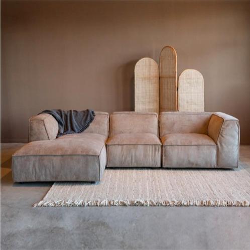 Hoekbank Bodio Scarlett van LUMZ, Huis en Inrichting, Banken | Sofa's en Chaises Longues, Zo goed als nieuw, Driepersoons, 250 tot 300 cm