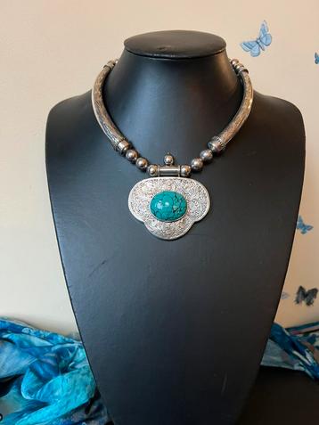 Turkoois turquoise Navajo Arizona geluk beschermt eyecatcher beschikbaar voor biedingen