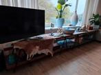 Tv meubel van hardhout/ sloophout nu 75 euro!, Ophalen, Zo goed als nieuw, 25 tot 50 cm, Minder dan 100 cm