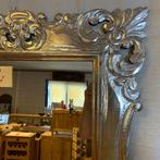 Barok spiegel - houten lijst zilver - 120 x 80 cm- TTM Wonen, 100 tot 150 cm, Nieuw, Info@ttmwonen.nl, 75 tot 100 cm