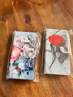 iPhone 14 Pro Max Flip Cover - Bloemen Design, Ophalen of Verzenden, Nieuw, IPhone 14 Pro Max, Hoesje of Tasje