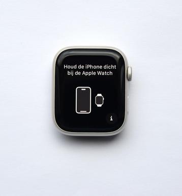 Apple Watch Series 8 45mm Zilver: batterij 100%, nieuwstaat beschikbaar voor biedingen